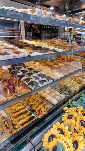 Tasty snacks on sale in downtown Lisbon. If you enjoy tasty food, oh my, Lisbon is a place you do want to go.