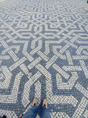 In Lisbon, the art is in the sidewalks!