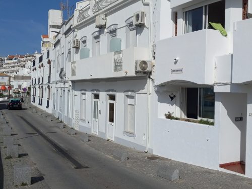 Heading down into old town Albufeira.