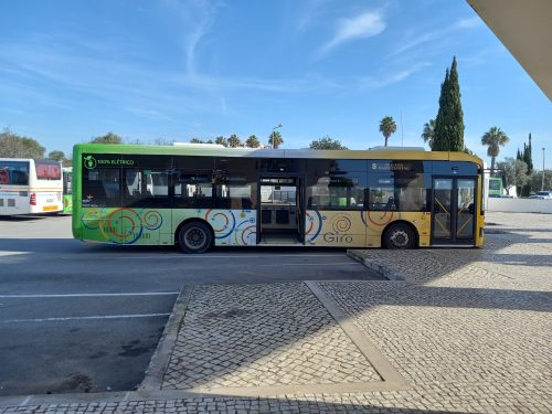 A GiRO bus at the Albufeira bus terminal.