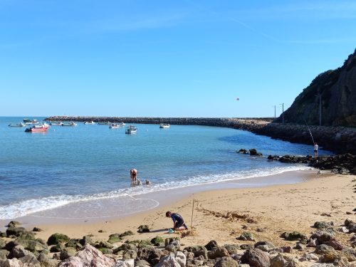 Small beach in Albufeira.